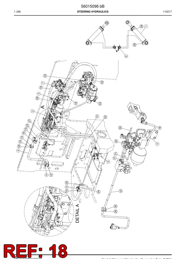56017921 560 179 21 Pipe - Sandvik Technical Drawing
