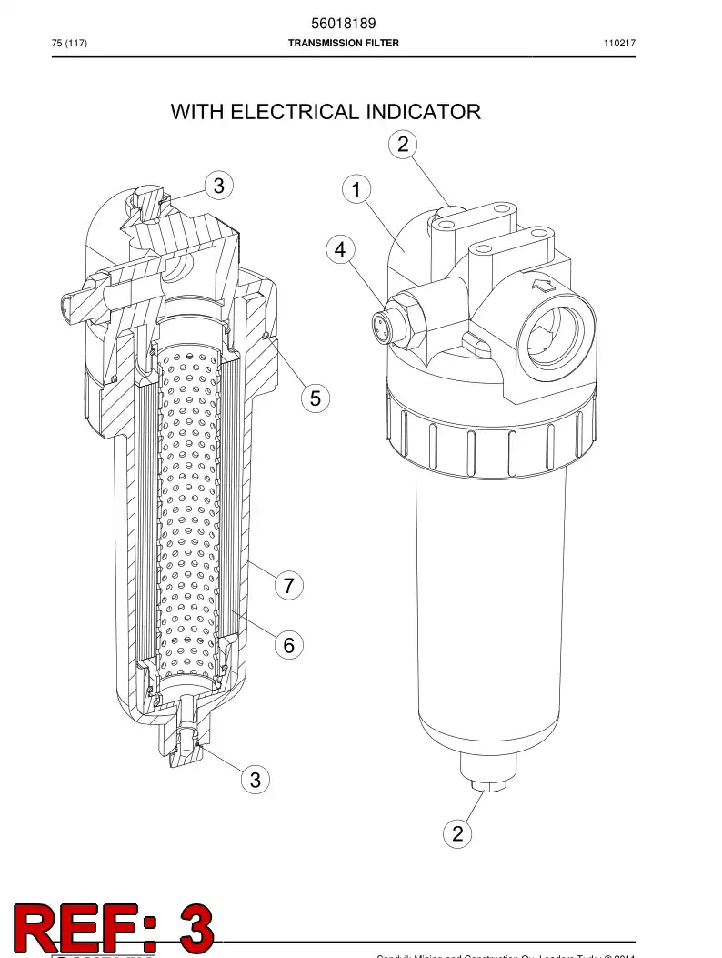 56018185 560 181 85 O-ring - Sandvik Technical Drawing