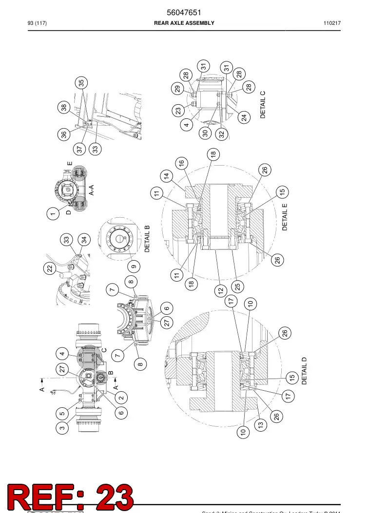 56018194 560 181 94 Stud - Sandvik Technical Drawing