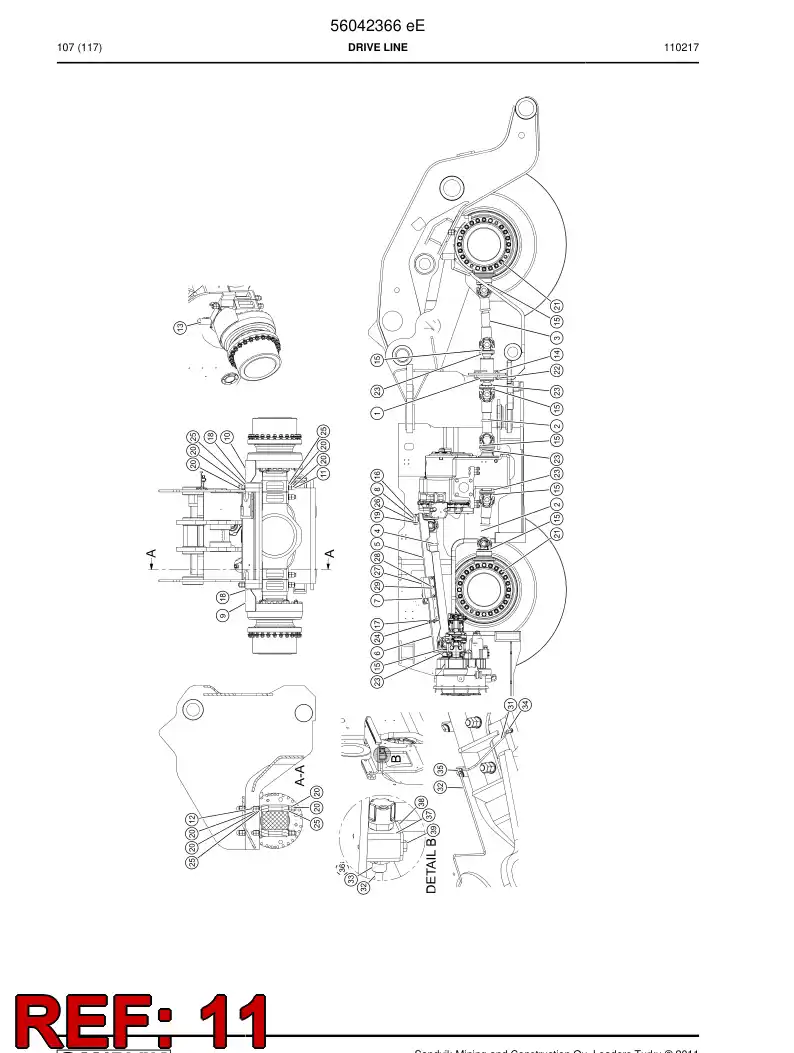 56018304 560 183 04 Stud - Sandvik Technical Drawing