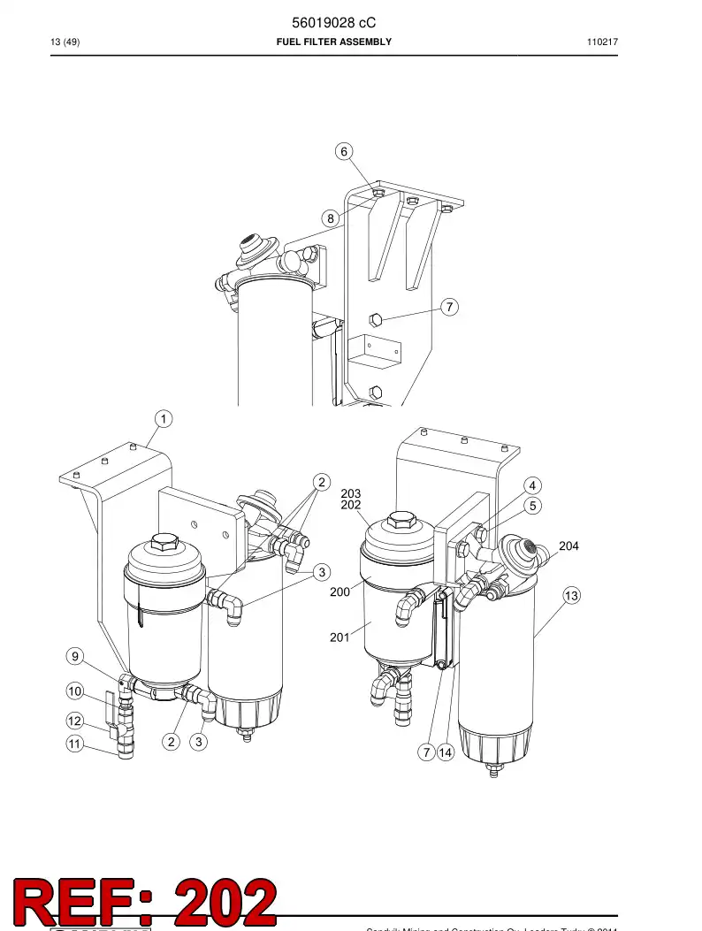 56018318 560 183 18 Cover - Sandvik Technical Drawing