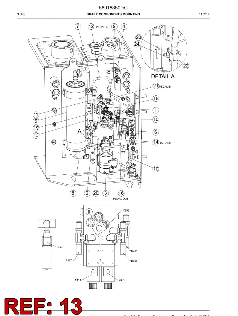 56018340 560 183 40 Pipe - Sandvik Technical Drawing