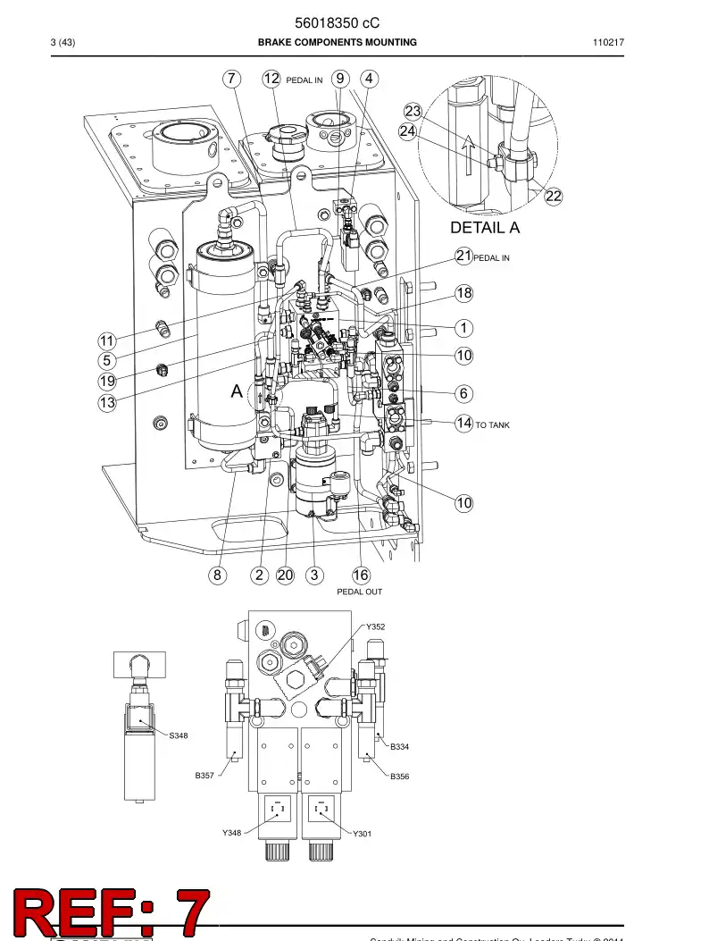 56018342 560 183 42 Pipe - Sandvik Technical Drawing