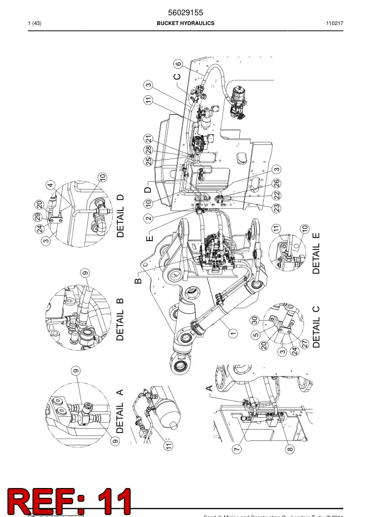 56018457 560 184 57 Pipe - Sandvik Technical Drawing