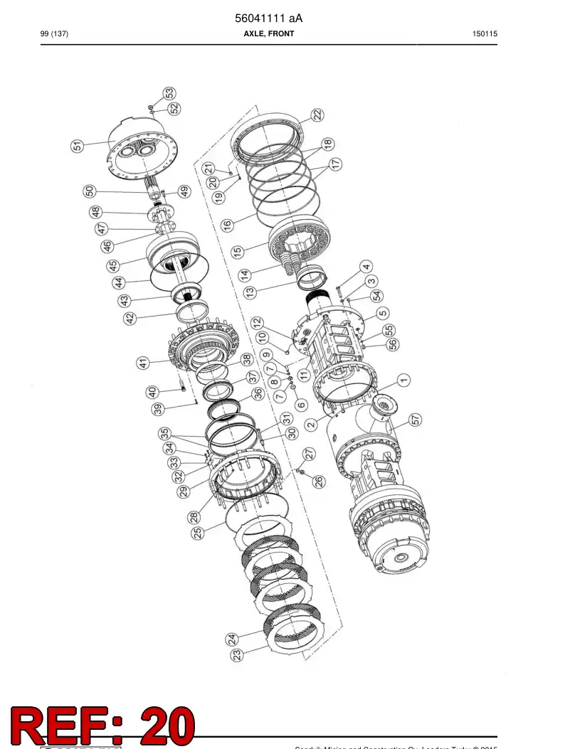 56018494 560 184 94 Chuck - Sandvik Technical Drawing