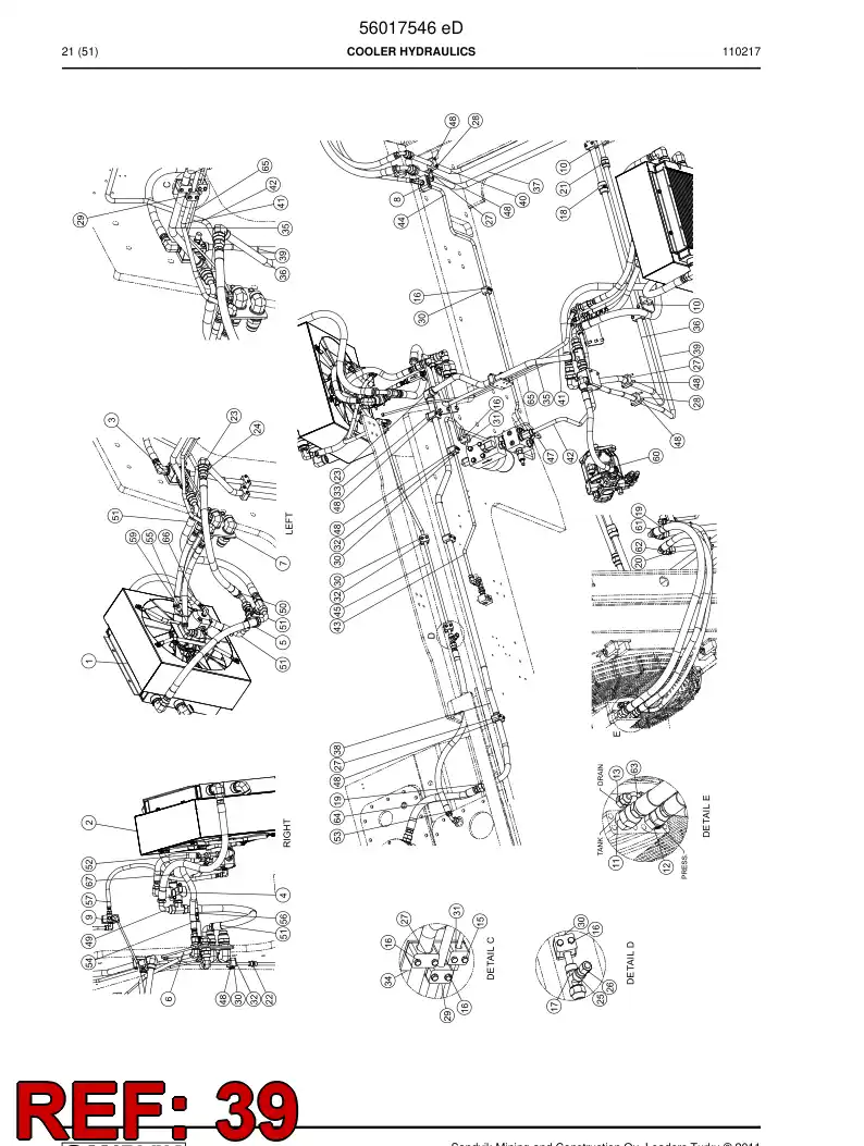56018571 560 185 71 Pipe - Sandvik Technical Drawing