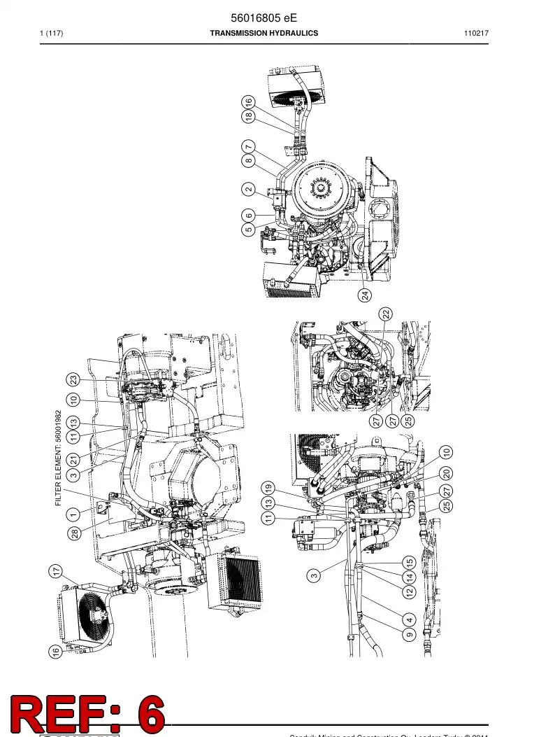 56018581 560 185 81 Pipe - Sandvik Technical Drawing