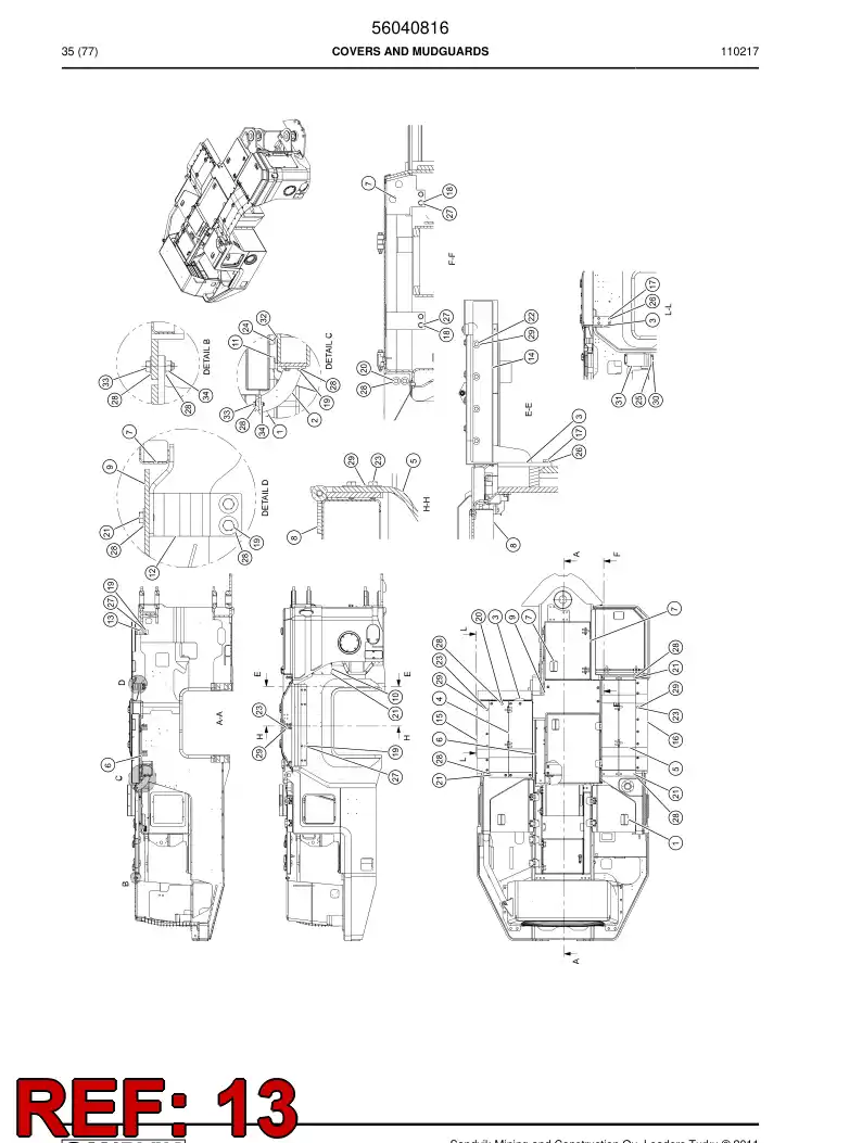 56018620 560 186 20 Backing plate - Sandvik Technical Drawing