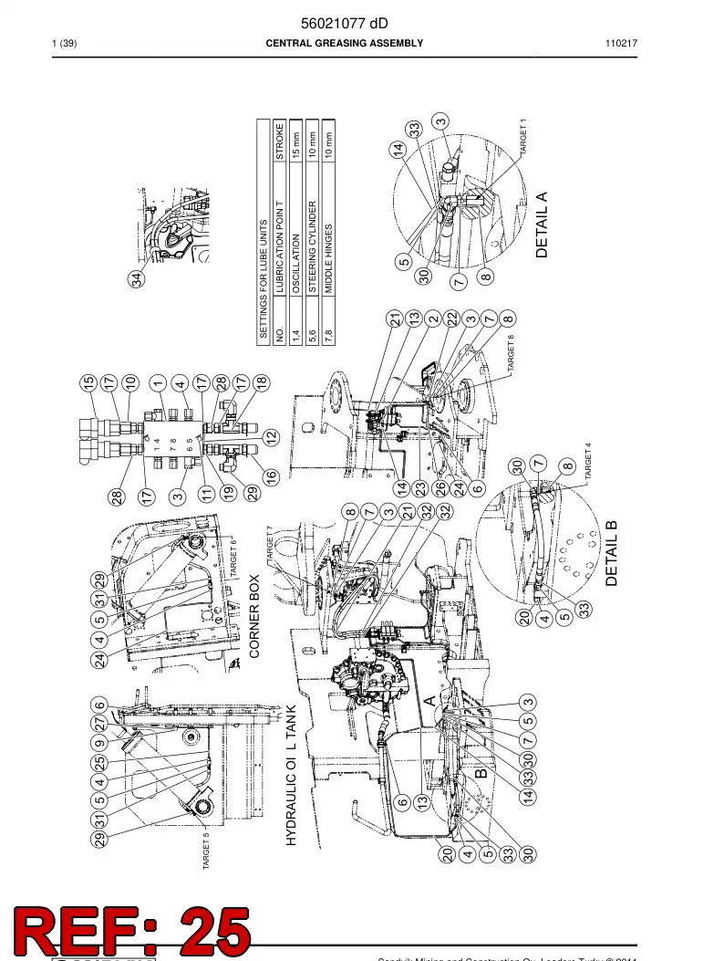 56018671 560 186 71 Pipe - Sandvik Technical Drawing