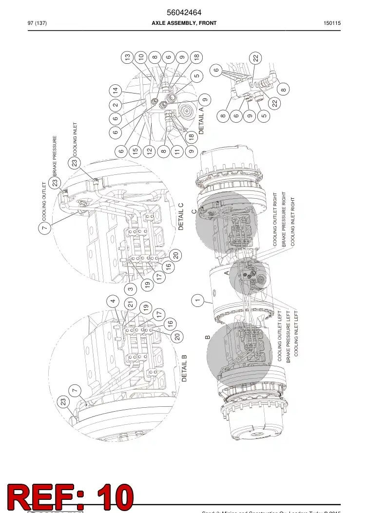 56018697 560 186 97 Pipe - Sandvik Technical Drawing