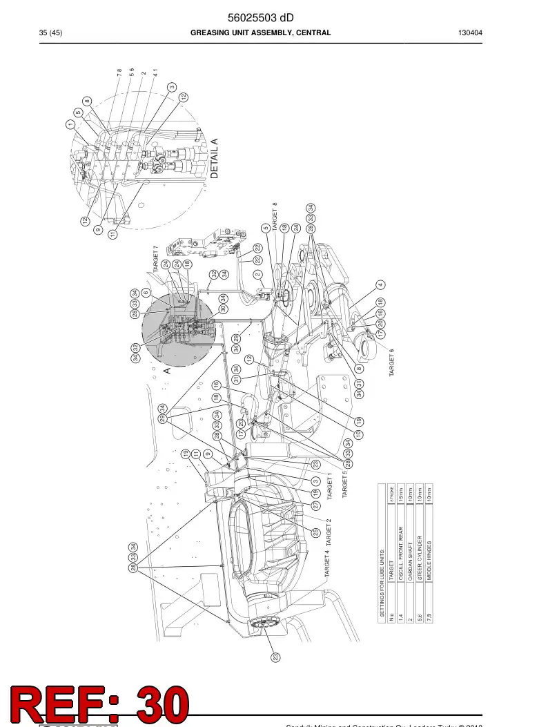 56019005 560 190 05 Clip - Sandvik Technical Drawing
