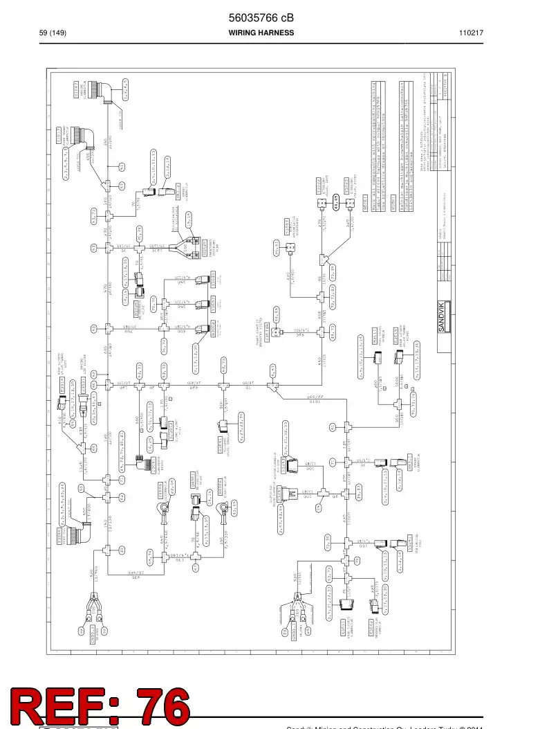 56019118 560 191 18 Accessories for connector - Sandvik Technical Drawing