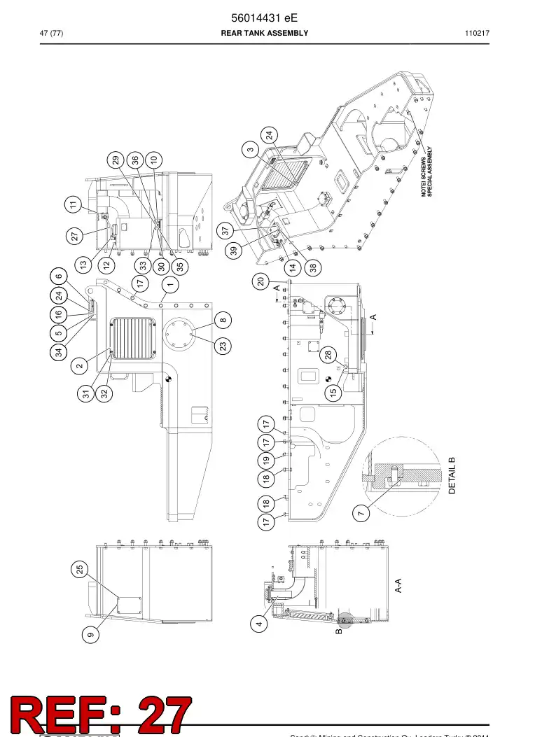 56019175 560 191 75 Pipe - Sandvik Technical Drawing