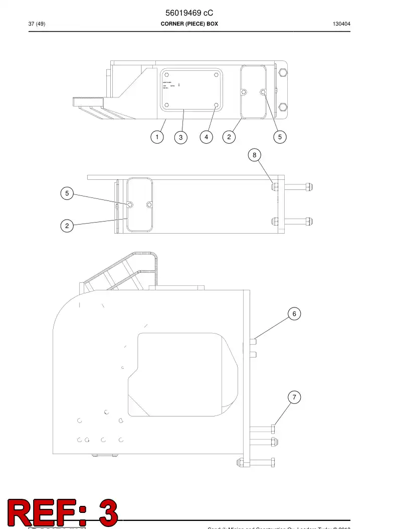 56019459 560 194 59 Hatch - Sandvik Technical Drawing