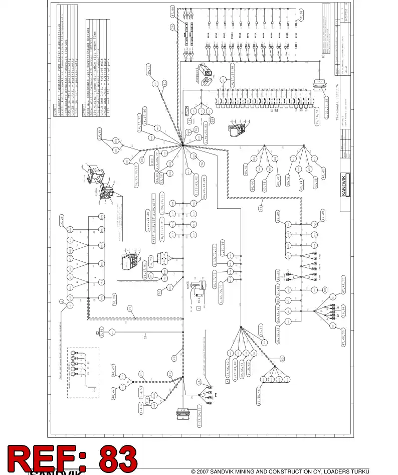 56019479 560 194 79 Connector - Sandvik Technical Drawing