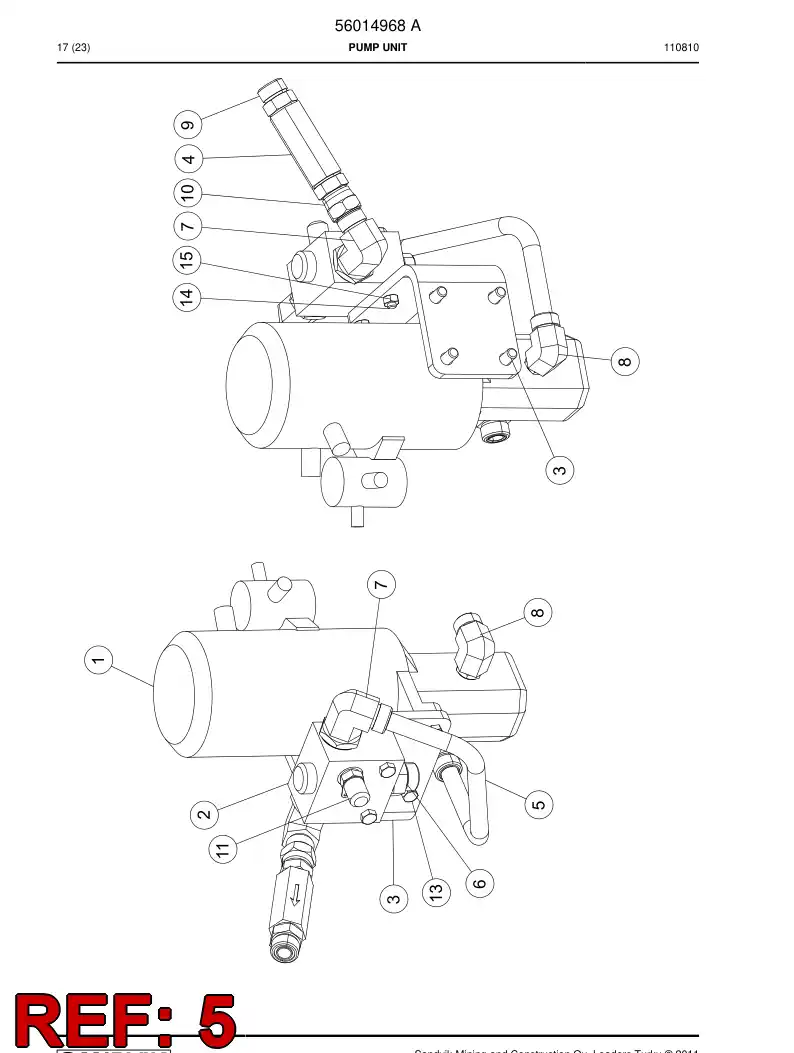 56019542 560 195 42 Pipe - Sandvik Technical Drawing