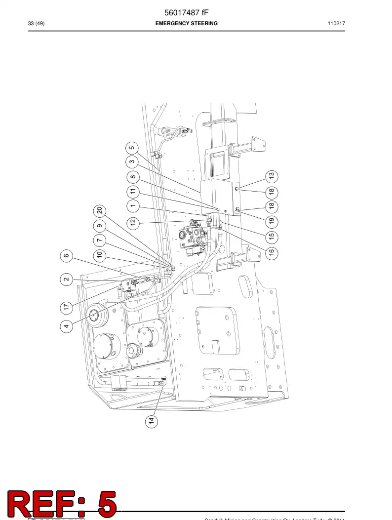 56019863 560 198 63 Pipe - Sandvik Technical Drawing