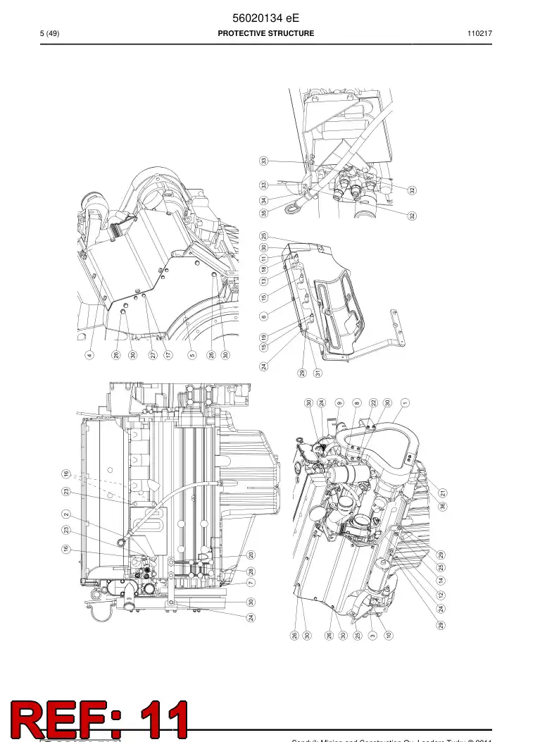 56020086 560 200 86 Support - Sandvik Technical Drawing