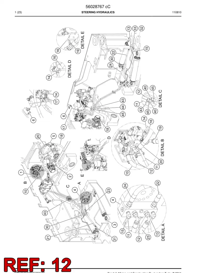 56020102 560 201 02 Pipe - Sandvik Technical Drawing