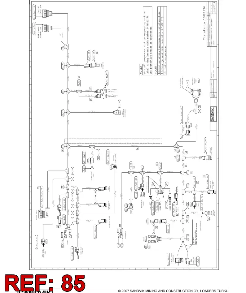 56020111 560 201 11 Resistor - Sandvik Technical Drawing