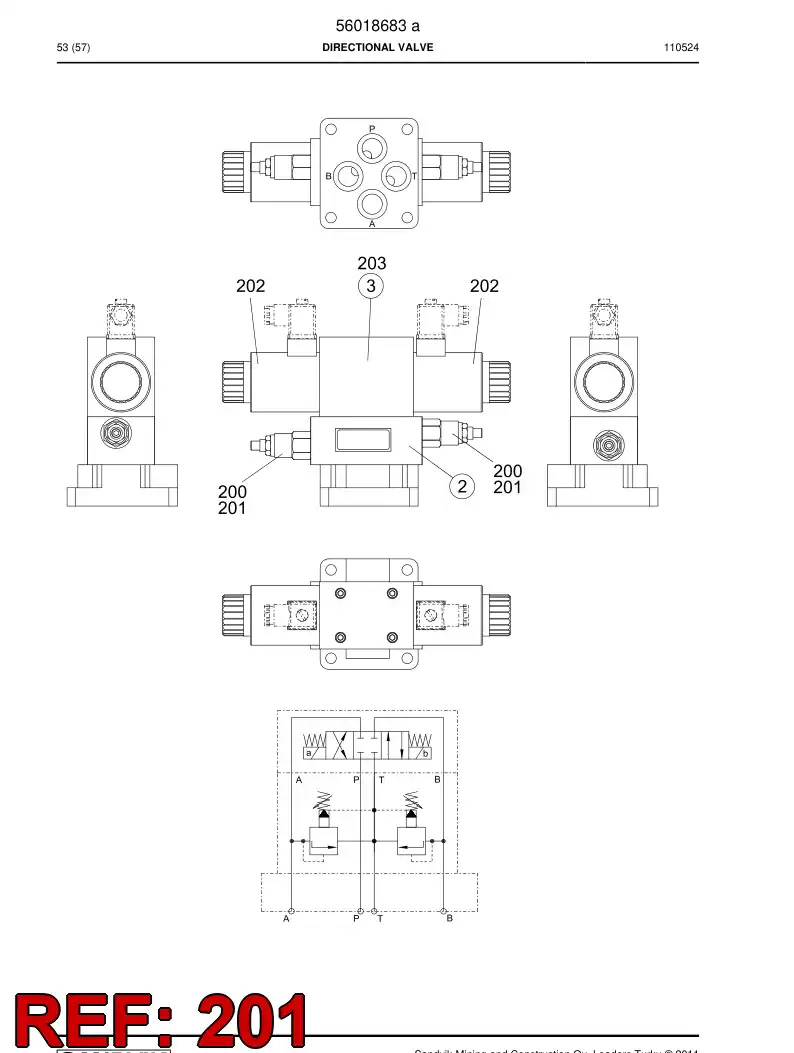 56020207 560 202 07 Seal kit - Sandvik Technical Drawing