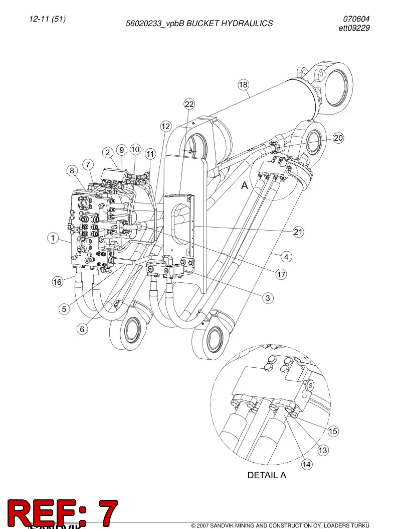 56020234 560 202 34 Pipe - Sandvik Technical Drawing