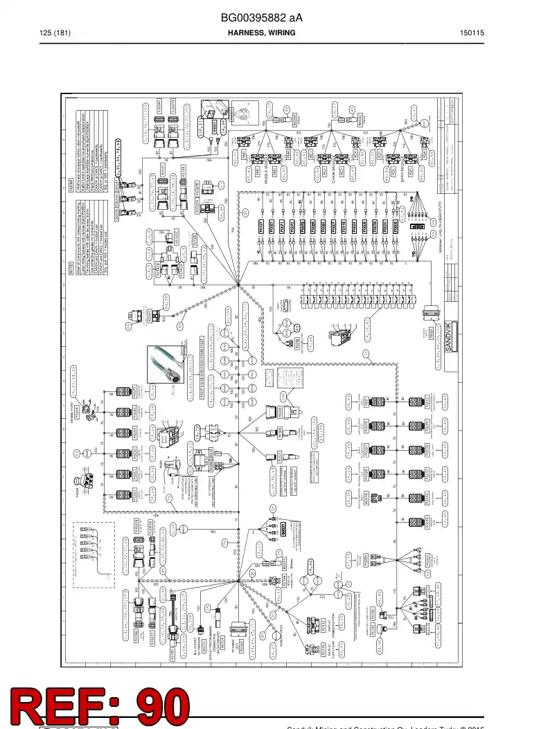 56020249 560 202 49 Connector - Sandvik Technical Drawing