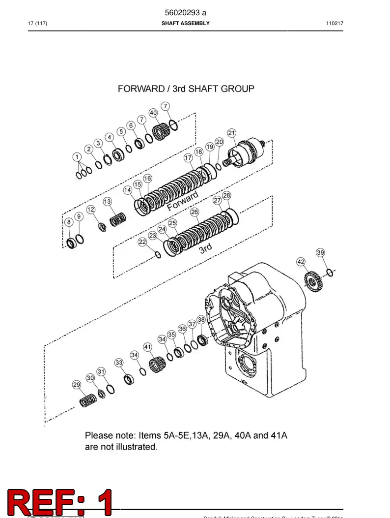 56020344 560 203 44 Ring, PISTON - Sandvik Technical Drawing