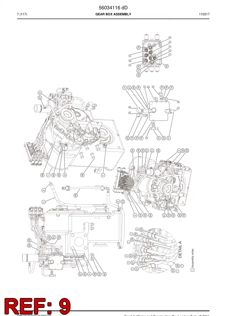 56020522 560 205 22 Adapter, Elbow - Sandvik Technical Drawing