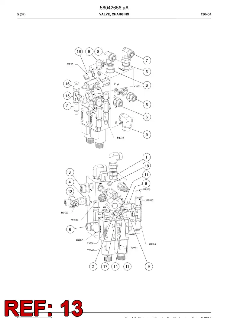 56020542 560 205 42 Instrument adapter - Sandvik Technical Drawing