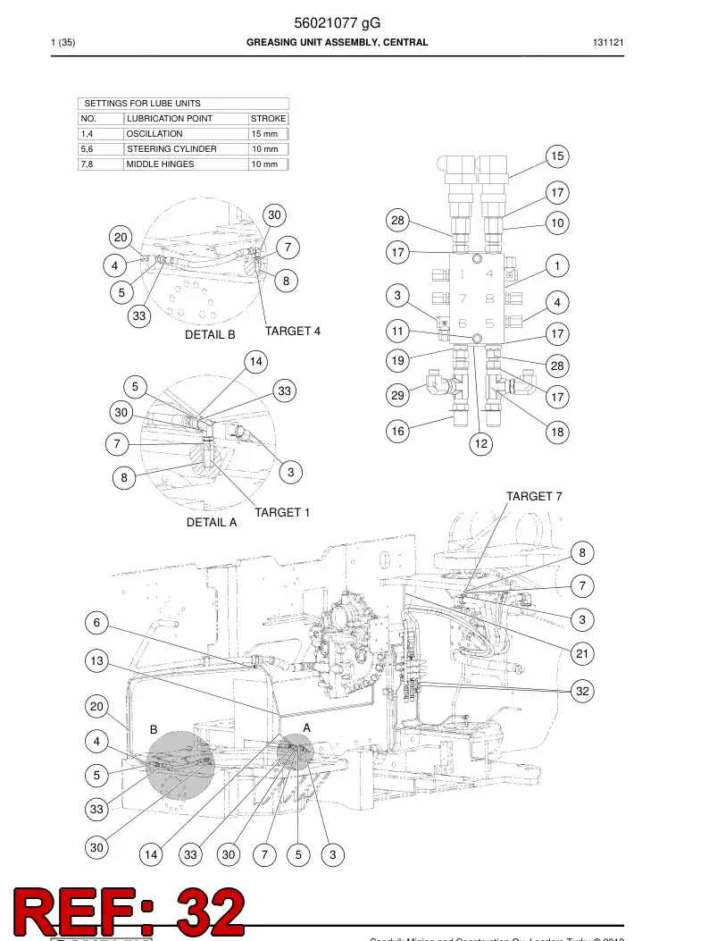 56020611 560 206 11 Hydraulic hose - Sandvik Technical Drawing