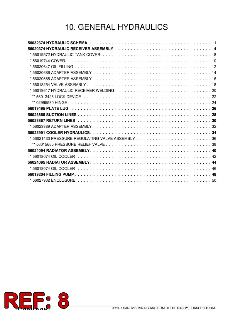 56020686 560 206 86 Adapter assembly - Sandvik Technical Drawing