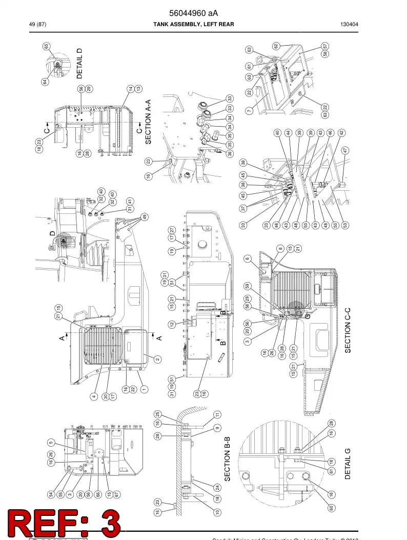 56020931 560 209 31 Supporting block - Sandvik Technical Drawing