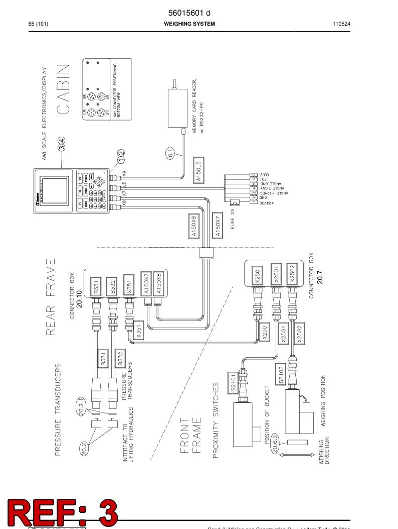 56020959 560 209 59 Electronic drive - Sandvik Technical Drawing