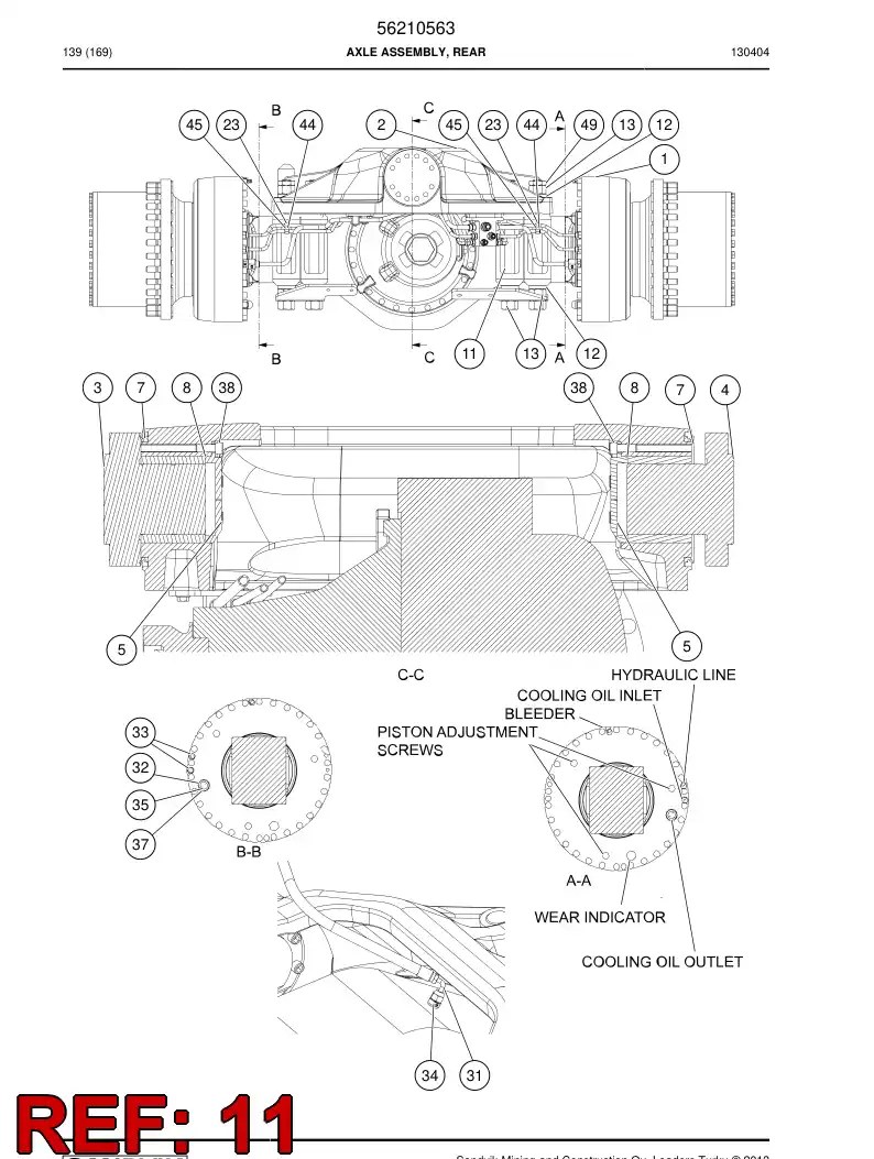 56021399 560 213 99 Stud - Sandvik Technical Drawing
