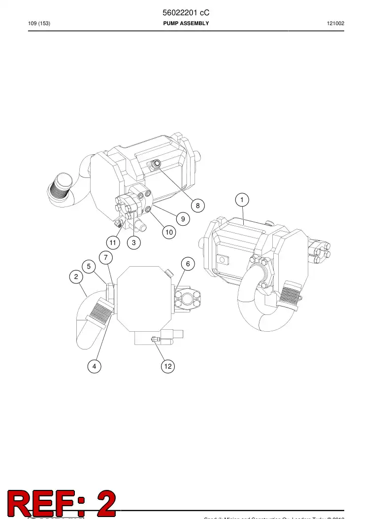 56021495 560 214 95 Suction connection - Sandvik Technical Drawing