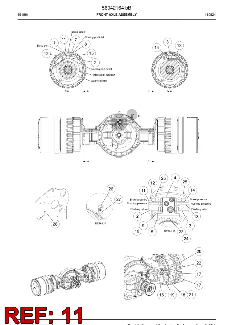 56021570 560 215 70 Pipe - Sandvik Technical Drawing