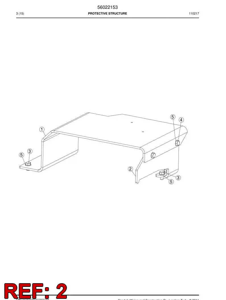 56022051 560 220 51 Support - Sandvik Technical Drawing