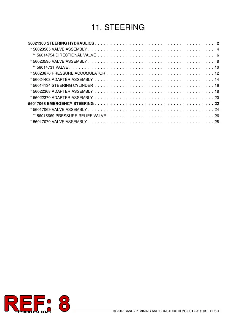 56022370 560 223 70 Adapter assembly - Sandvik Technical Drawing