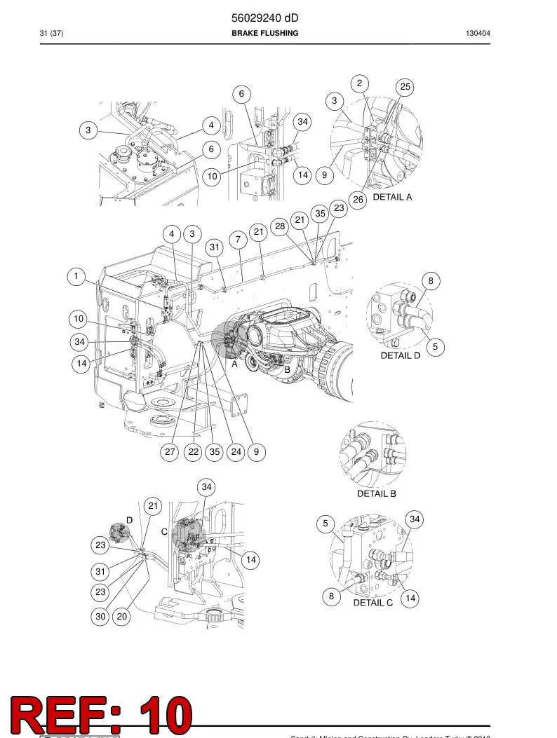 56022733 560 227 33 Pipe - Sandvik Technical Drawing