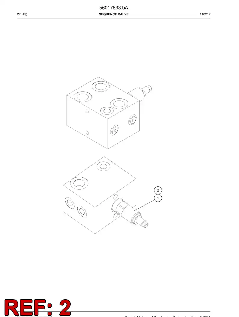 56022808 560 228 08 Seal kit - Sandvik Technical Drawing