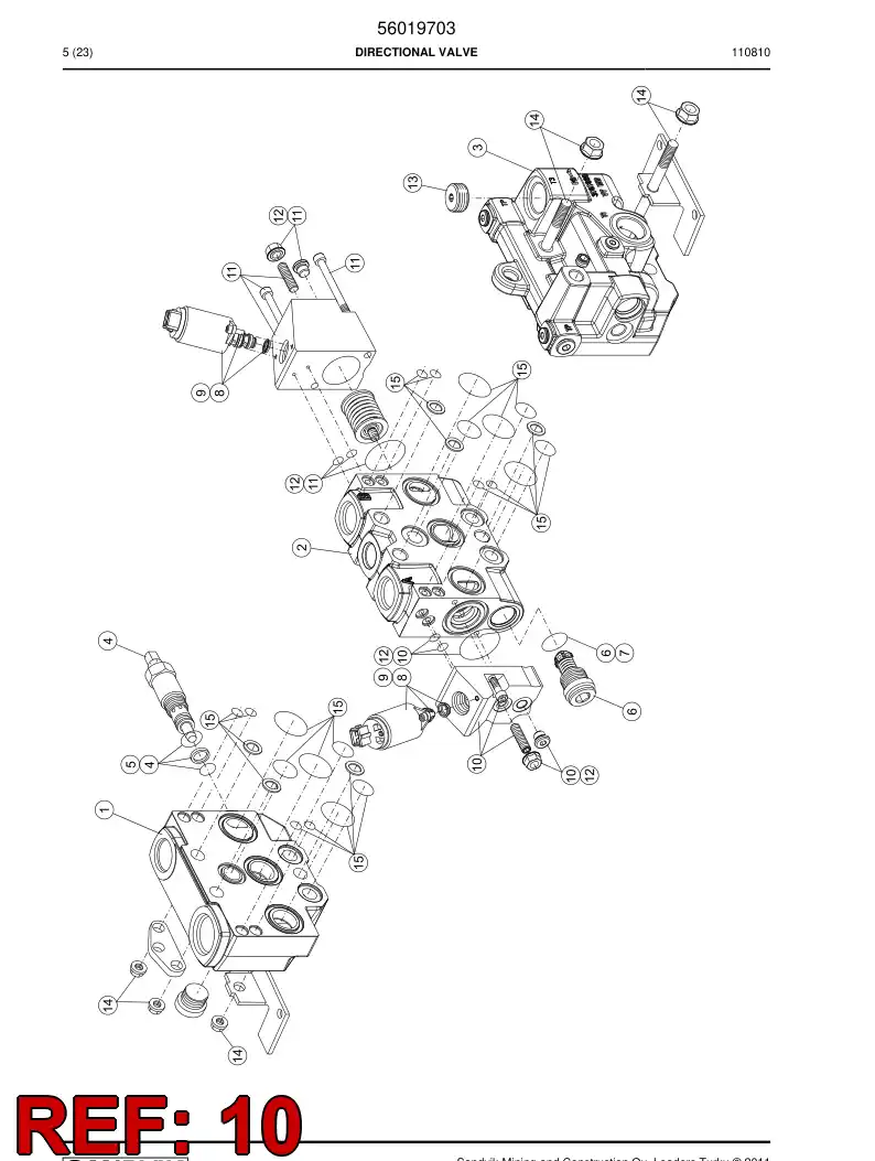 56023000 560 230 00 Cover - Sandvik Technical Drawing