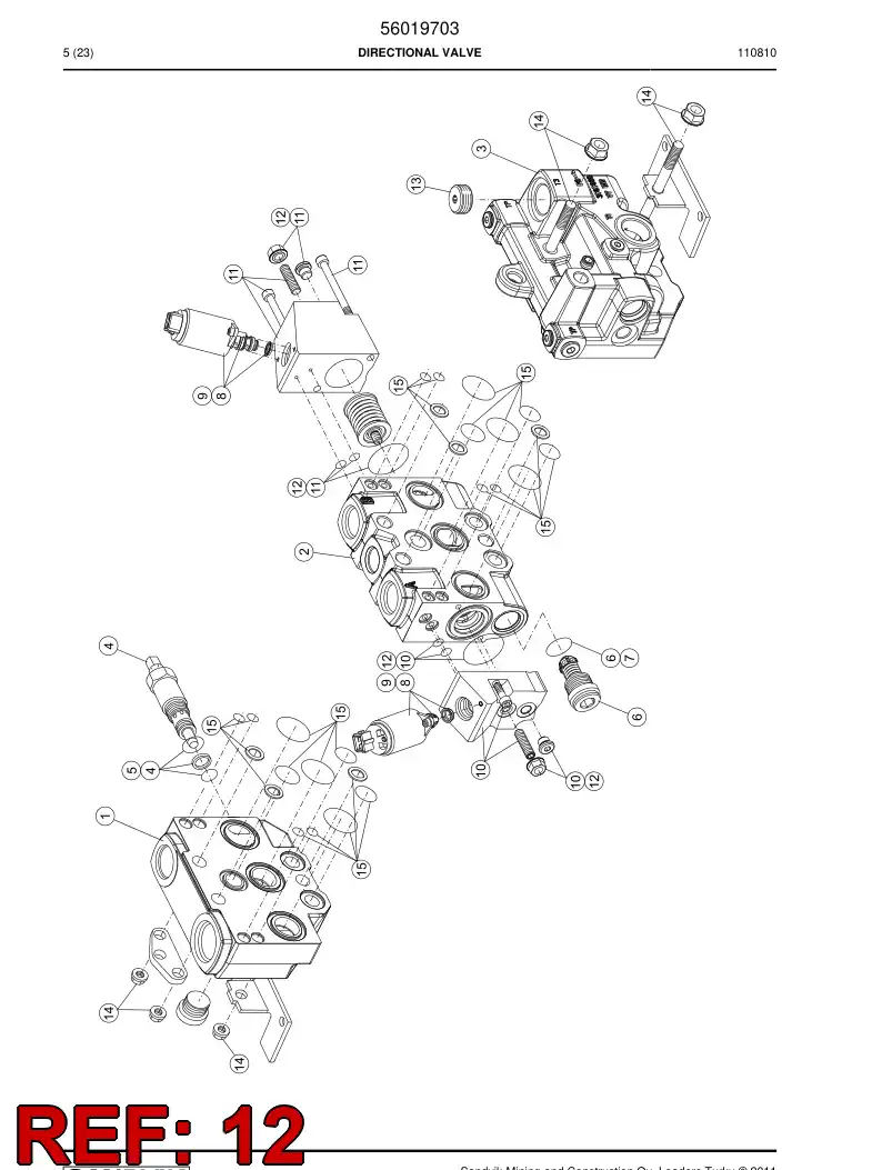 56023002 560 230 02 Seal kit - Sandvik Technical Drawing