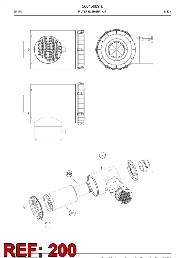 56023053 560 230 53 Safety element - Sandvik Technical Drawing