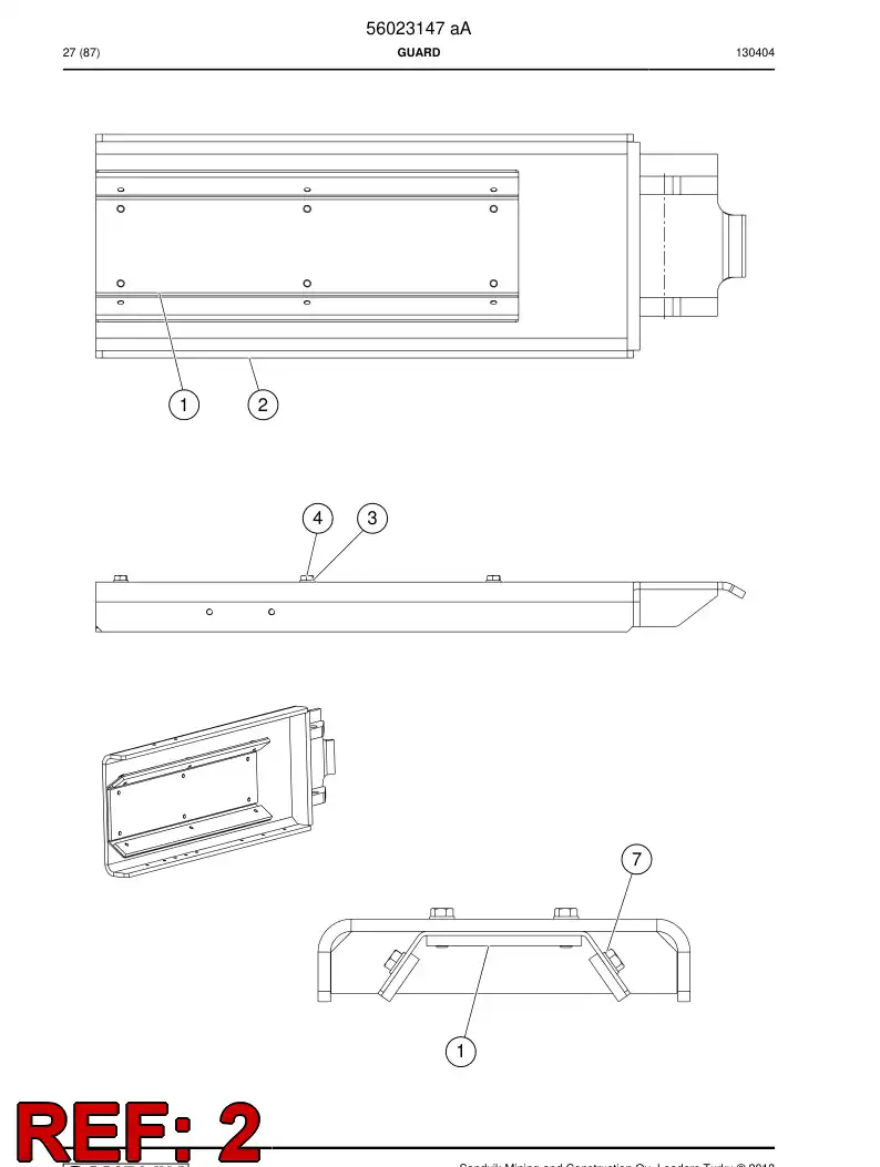 56023148 560 231 48 WELDING ASSEMBLY - Sandvik Technical Drawing