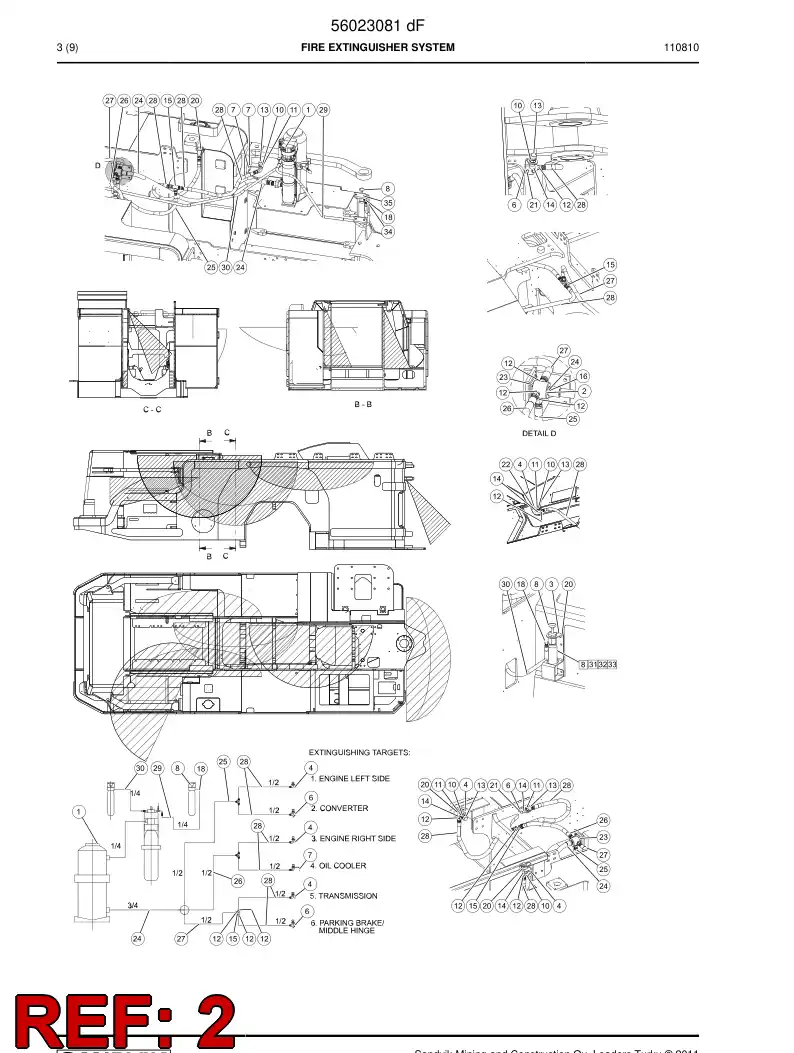 56023154 560 231 54 Distributor - Sandvik Technical Drawing