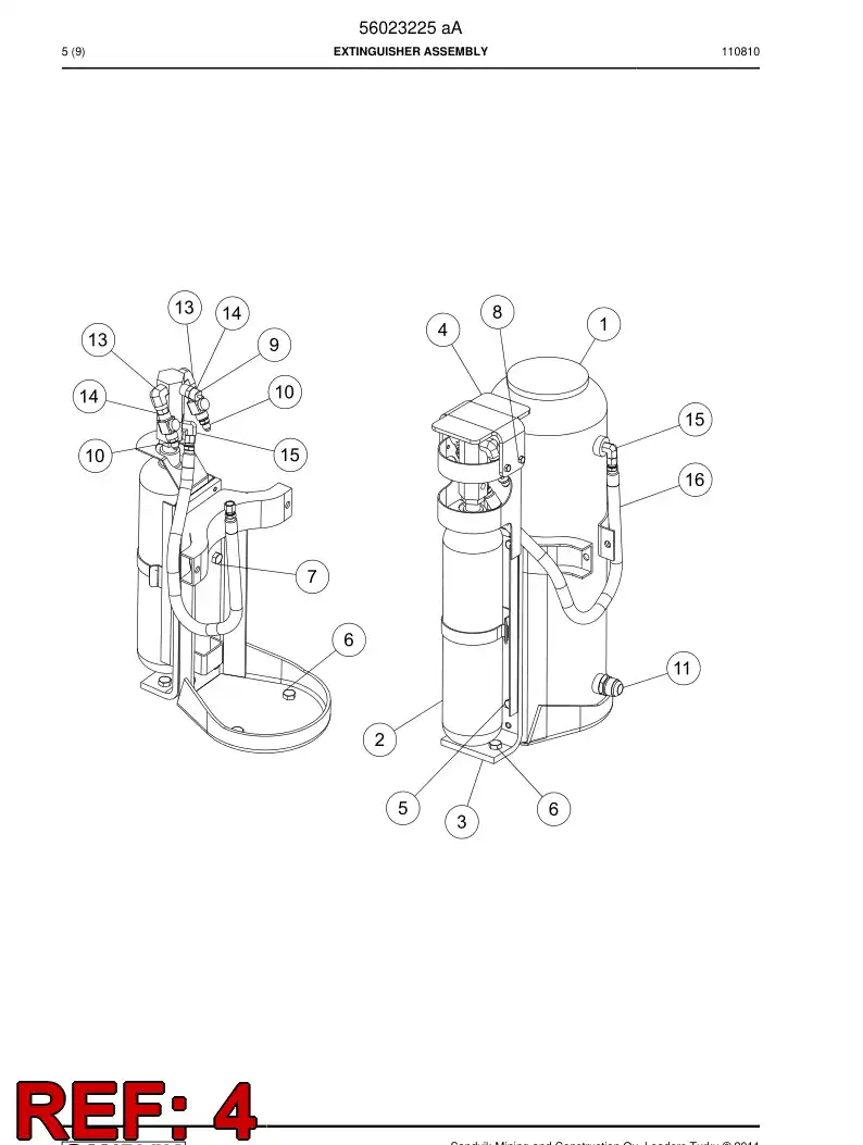 56023167 560 231 67 Guard - Sandvik Technical Drawing