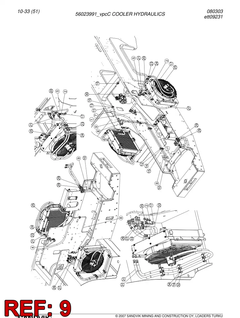 56023174 560 231 74 Pipe - Sandvik Technical Drawing