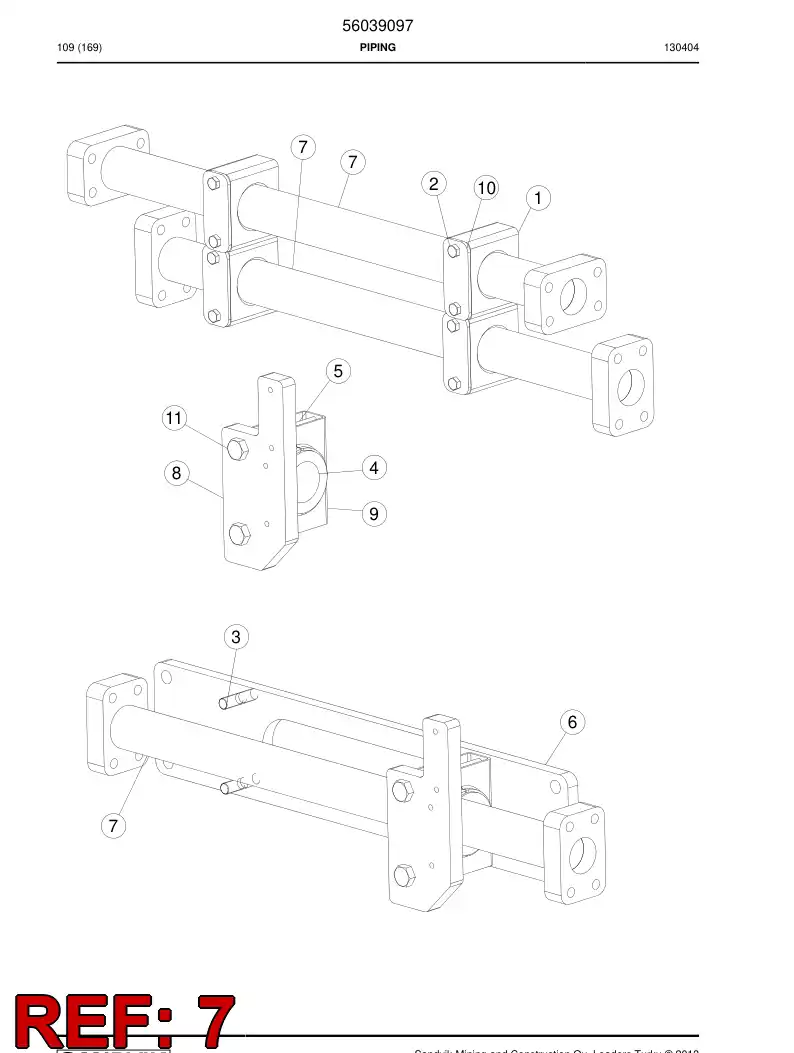 56023177 560 231 77 Pipe - Sandvik Technical Drawing