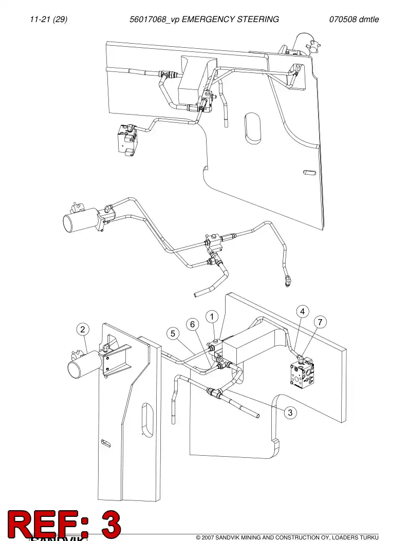 56024061 560 240 61 PIPE - Sandvik Technical Drawing